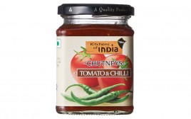 Kitchens Of India Tomato & Chilli Chutneys   Glass Jar  300 grams